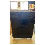 GE Black Built-In Dishwasher with Upper and Lower Racks