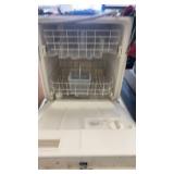 GE Black Built-In Dishwasher with Upper and Lower Racks