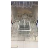 GE Black Built-In Dishwasher with Upper and Lower Racks