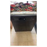 GE Black Built-In Dishwasher with Upper and Lower Racks