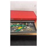 Craftsman Red Tool Chest with Assorted Tools