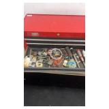 Craftsman Red Tool Chest with Assorted Tools