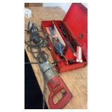 Heavy Duty Sawzall and Angle Grinder Tool Set with Metal Case