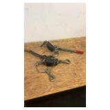 Set of 2 Used Heavy-Duty Come-Along Cable Pullers