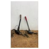 Set of 2 Used Heavy-Duty Come-Along Cable Pullers