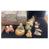 Collection of Cherished Teddies Figurines Including Boxes