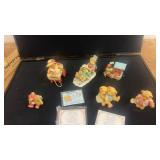 Collection of Cherished Teddies Figurines with Adoption Certificates