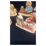 Set of 8 Cherished Teddies Figurines with Original Boxes
