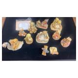 Collection of Cherished Teddies Figurines - Various Designs