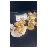 Collection of Cherished Teddies Figurines - Various Designs