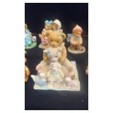 Collection of 9 Cherished Teddies Figurines