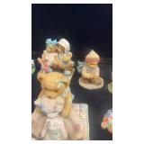 Collection of 9 Cherished Teddies Figurines