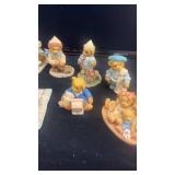 Collection of 9 Cherished Teddies Figurines
