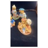 Collection of 9 Cherished Teddies Figurines