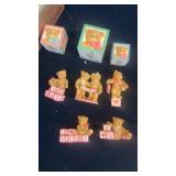 Cherished Teddies Figurines Set of 6 with Original Boxes