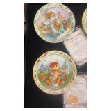 Set of 5 Limited Edition Nursery Rhyme Collectible Plates by Sheila Kay McGraw