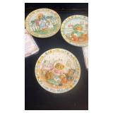 Set of 5 Limited Edition Nursery Rhyme Collectible Plates by Sheila Kay McGraw