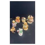 Set of 7 Cherished Teddies Figurines with Various Themes