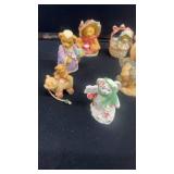 Set of 7 Cherished Teddies Figurines with Various Themes