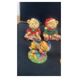 Set of 6 Holiday-Themed Bear Figurines