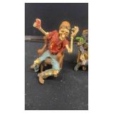 Snakes & Bones Rock Band Skeleton Figurines Set