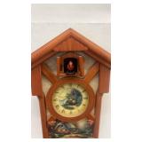 Thomas Kinkade "Timeless Memories" Limited Edition Cuckoo Clock