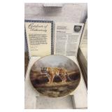 Collection of 10 Wildlife Limited Edition Collector Plates by Charles Frace