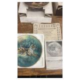 Collection of 10 Wildlife Limited Edition Collector Plates by Charles Frace