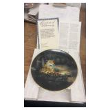 Collection of 10 Wildlife Limited Edition Collector Plates by Charles Frace