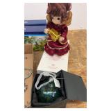 Assorted LED Light Sets, Collectible Doll, and Metal Wall Decorations