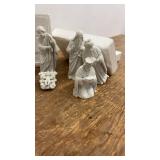 Complete Set of Porcelain Nativity Figurines