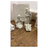 Complete Set of Porcelain Nativity Figurines