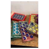 Assorted Holiday Ornaments and Tinsel Collection