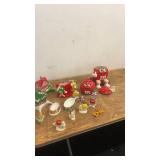 Lot of M&M and Looney Tunes Collectible Figurines and Decorations