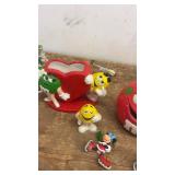 Lot of M&M and Looney Tunes Collectible Figurines and Decorations