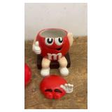 Lot of M&M and Looney Tunes Collectible Figurines and Decorations