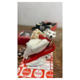 Collection of Coca-Cola Polar Bear Christmas Ornaments