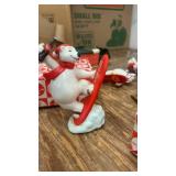 Collection of Coca-Cola Polar Bear Christmas Ornaments