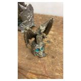 Collection of Dragon and Skull Themed Figurines and Decor