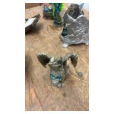 Collection of Dragon and Skull Themed Figurines and Decor