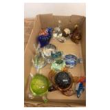 Collection of Glass and Ceramic Turtle Figurines