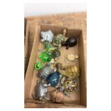Collection of Glass and Ceramic Turtle Figurines