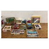 Collection of Assorted Jigsaw Puzzles - 13 Boxes