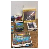 Collection of Assorted Jigsaw Puzzles - 13 Boxes