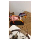 Collection of Wolf Figurines and Decor Items