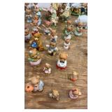 Assorted Collection of Bear and Rabbit Themed Figurines