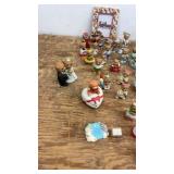 Assorted Collection of Bear and Rabbit Themed Figurines