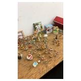 Assorted Collection of Bear and Rabbit Themed Figurines