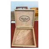 Collection of 4 Wooden Cigar Boxes and Keepsake Box
