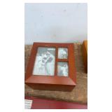 Collection of 4 Wooden Cigar Boxes and Keepsake Box